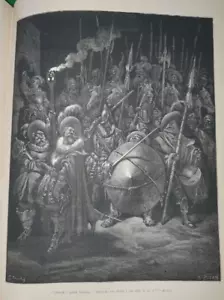 1870 THE HISTORY OF DON QUIXOTE BY CERVANTES 118 B/W PLATES BY GUSTAVE DORE * - Picture 1 of 18