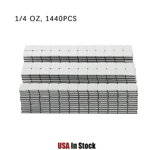 Tire Balancing Wheel Weights Stick-On Adhesive 1/4 oz (.25) 1440pcs BIG BOX - Bild 1 von 5