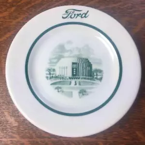 Vintage FORD MOTOR CO. Restaurant Ware 6 1/4" Plate Shenango Rimrol China - Picture 1 of 4
