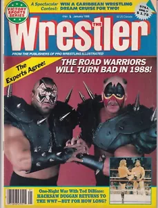 Road Warriors Hawk Animal LOD Jan 1988 The Wrestler Wrestling Magazine NWA WWF - Picture 1 of 10