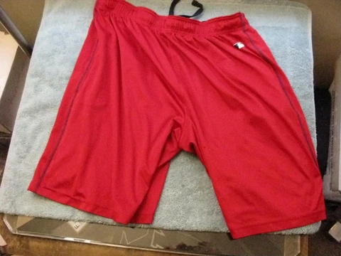 Anaheim Angels Nike Baseball Dri Fit Shorts Size XL Red Cover