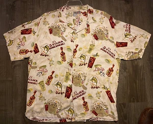 Authentic Big Dogs Short Sleve Button Down Shirt XL 100% Rayon Big Dogs Lounge - Picture 1 of 4