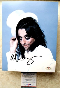 ALICE COOPER SIGNED 8X10 Photo PSA COA  C - Picture 1 of 2