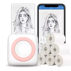 LetSketch Portable Pocket Printer Thermal Label Maker Sticker Printer Bluetoo... - Picture 1 of 9