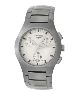 Longines Oposition L3.118.4 Chronograph Date Steel 32MM Unisex Quartz Watch - Picture 1 of 8