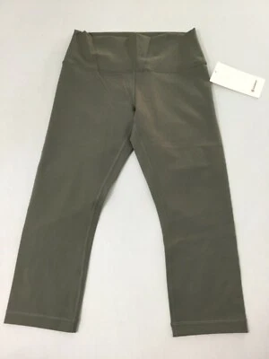 Lululemon Mujer Wunder Under Crop HR LUON LW6ASDS GRSG Gris Salvia Talla 12 Foto 1 de 2