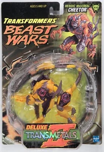 Tarjeta Hasbro 1995 Transformers Beast Wars Deluxe Transmetals 2 Cheetor primera emisión - Imagen 1 de 3