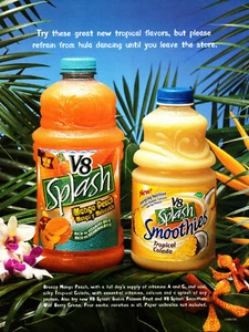 V8 SAFT GETRÄNKE ANZEIGE #1 SELTEN 2004 VERGRIFFEN  - Bild 1 von 1