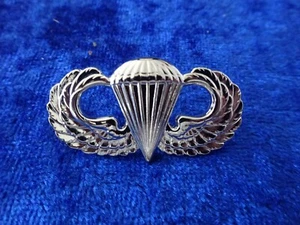 A22-001) Original US Parachute Jump Wing BASIC  Army Airborne chrom - Bild 1 von 3