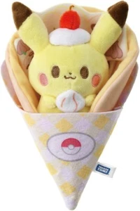 Pocket Monsters, Pokemon Poke Pieces, Crepe Plush Toy, Pikachu, Takara Tomy - Picture 1 of 4