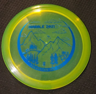 Discraft Z Avenger SS, 173-174g, Foundation Disc Golf Stamp Marble 2021 - Image 1 of 3