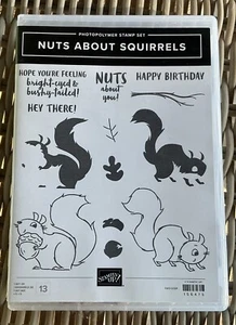 Stampin Up! NUTS ABOUT SQUIRRELS Stamp Set. - Picture 1 of 2