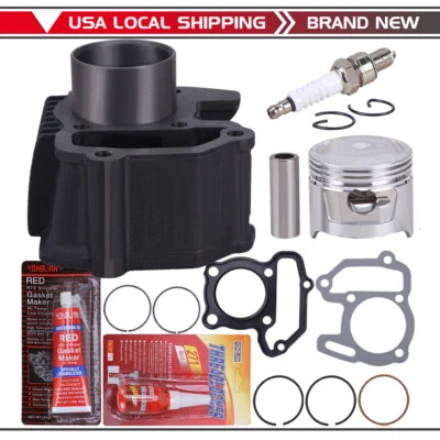 Kit de juntas de anillos de pistón de cilindro para Yamaha Badger 80 Yfm 80 1985-2001 Foto 1 de 4