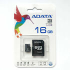 Carte mémoire ADATA 16 Go TF avec adaptateur carte micro SD pour smartphone tablette
