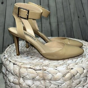 Karl Lagerfeld Jaclyn Tan/ Nude Patent leather pumps Size 8 - Picture 1 of 6
