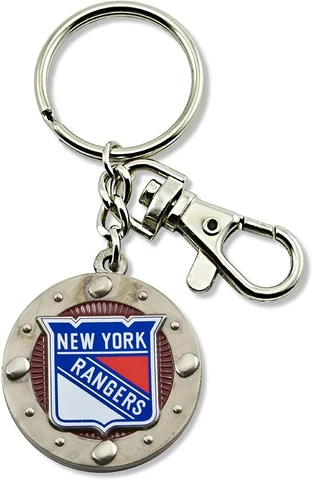 New York Rangers Keyring Impact Metal Keychain By Aminco Cover
