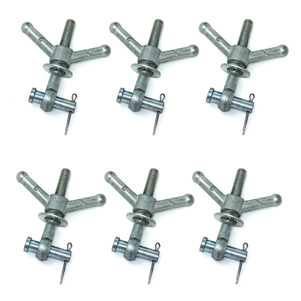 Conjunto de porca de asa padrão para tampas Manway, parafuso de olho 5/8", 5-1/2" de comprimento, a granel... - Imagem 1 de 1