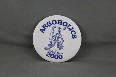 Toronto Argonauts Pin (VTG) - Argoholics 2000 Super Fan - Celluloid Pin  - Image 1 of 3