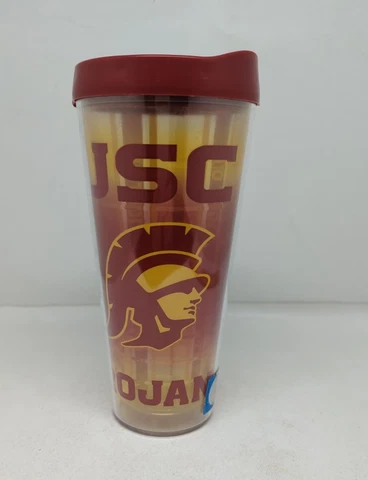 USC Trojans NCAA Officially Licensed 22oz Double Wall Insulated Tumbler Cup Cover