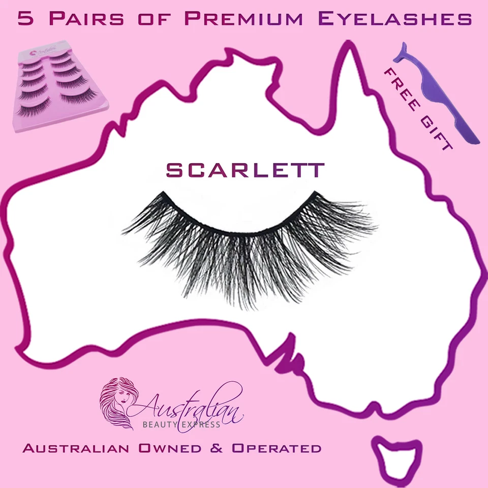 5 pares de extensiones de pestañas postizas 3D largas de aspecto natural pestañas postizas Foto 1 de 4