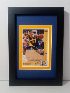 Reggie Miller Indiana Pacers Framed Card Plaque 1991-92 Upper Deck #256 - Picture 1 of 4