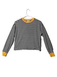 DIVIDED XXS Women Knit Top Striped Multicolor Casual - Picture 1 of 10