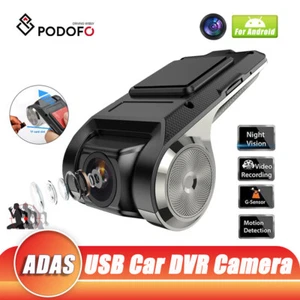 USB Car DVR Camera Dash Cam Video Recorder Night Vision ADAS Android 720P UK - Picture 1 of 12