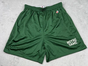 Vintage Champion Notre Dame Fighting Irish Mesh Basketball Shorts Men's XL - Picture 1 of 12