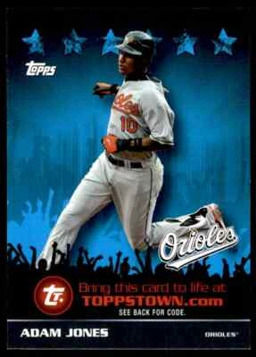 2009 Topps Updates & Highlights Ticket to ToppsTown Adam Jones Philadelphia - Image 1 of 2