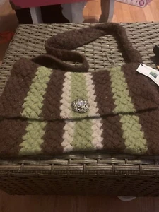 Handgefertigte Filzwolle Schultertasche Handtasche einzigartige Geschenkidee, einzigartig! - Bild 1 von 6