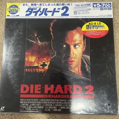 DIE HARD 2 JAPAN Laserdisc NTSC Dolby Digital AC-3 Japanese New With OBI - Image 1 of 4