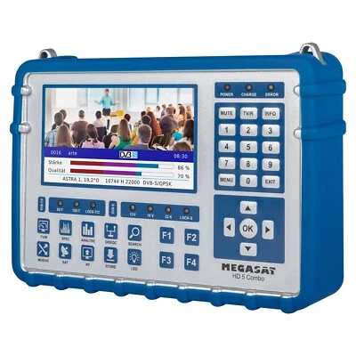 Megasat Sat Messgerät HD 5 Combo OLED Display DVB-S2/S2X/C/T2 Sat-/Kabel-/DVB-T2 - Bild 1 von 4