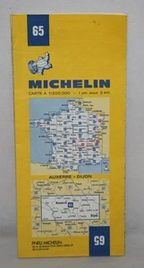 France - Michelin 1:200,000 Map - Auxerre, Dijon - Sheet 65 - 1983 - Picture 1 of 1