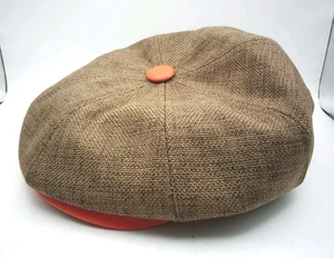 Sombrero Peaky Colors Peaky Primera Generación Para Hombre Talla Grande Marrón Naranja Newsboy - Imagen 1 de 7
