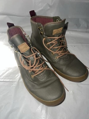 Keds WF58421 Olive Green Lace-Up Ankle Boots Women’s Size 7.5 Ortholite - Image 1 of 4