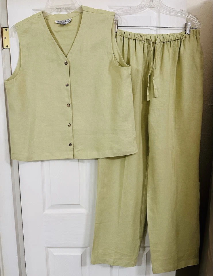 Traje pantalón mujer World’s Apart lino - talla grande Foto 1 de 1