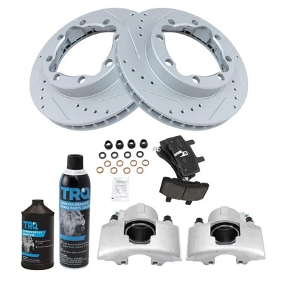 TRQ BKA45898 Brake Kit For Chevy K1500 Suburban 1995-1999 Front 12321449 Foto 1 de 4