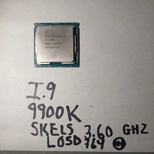 Intel Core i9-9900K Processor (3.60GHz, Octa-Core, SKELS 3.60GHZ L05D764 - Afbeelding 1 van 3