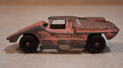 Tootsietoy Diecast Metal Red Fiat Abarth Car, Made in USA, Vintage - Image 1 of 4