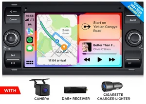 DAB+ Android 14 FDX7 Autoradio GPS Navi CarPlay Für Ford Focus Transit MK7 S-Max - Bild 1 von 20