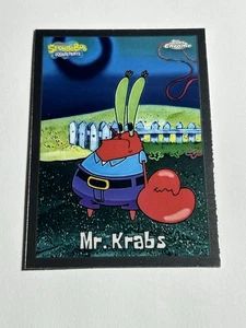 2025 Topps Chrome SpongeBob SquarePants Mr Krabs Base Card - Picture 1 of 3