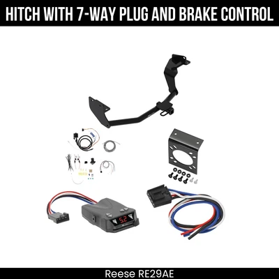 Hitch Tow PKG+ Brake Control For 19-20 Hyundai Santa Fe 2019 Exc XL Models 06196 - Image 1 of 4
