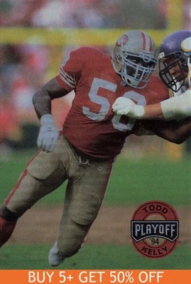 1994 Playoff #145 Todd Kelly San Francisco 49ers Football - Image 1 of 2