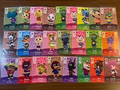 [Versión EE. UU.] Tarjetas Amiibo Animal Crossing Serie 1 - 2 Oficiales y Genuinas - Como Nuevas Foto 1 de 3
