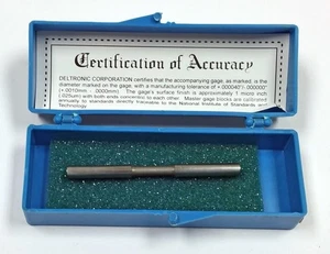 0.1408 Deltronic Class X Plug Gage with Certificate of Accuracy - Picture 1 of 1