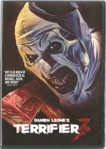 TERRIFIER 3 (DVD 2024) Lauten Lavera - David Howard Thornton - Elliott Fullam - Picture 1 of 3