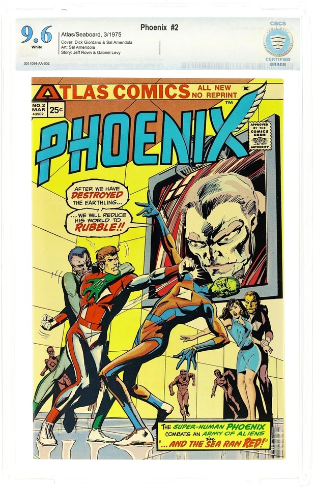 Phoenix #2 CBCS 9.6 1975 0011094-AA-002 - Image 1 of 2