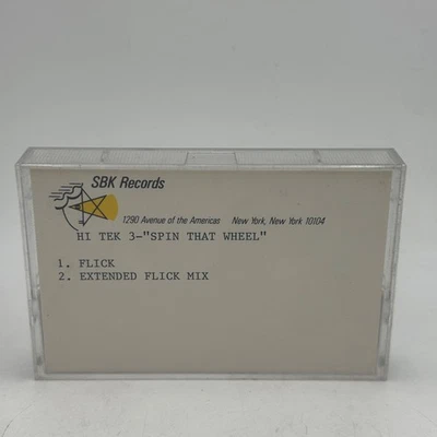 Hi Tek 3 Feat. Ya Kid K – Spin That Wheel Cassette Single 1990 SBK Advance PROMO Foto 1 de 4
