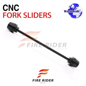 Black Front Fork Axle Slider For Z1000SX 18 17 16 15 14 13 12 11 - Picture 1 of 7