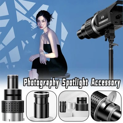 Spotlight Focus Flash Optical Snoot Photography Studio Light Effect Tools 1Set - Image 1 of 4